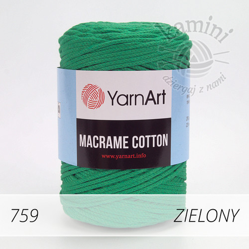 Macrame Cotton 759 zielony
