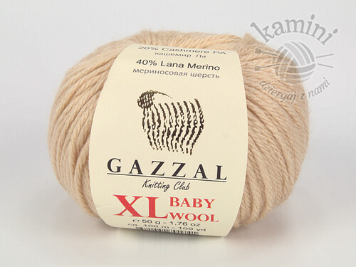 Baby Wool XL 839 jasny beż