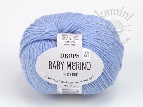 Baby Merino 24 jasny niebieski