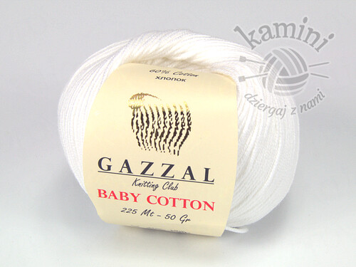 Baby Cotton 3432 śnieżny biały
