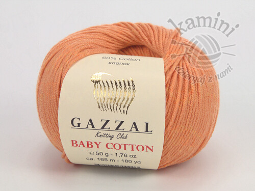 Baby Cotton 3465 blady pomarańcz