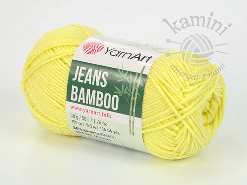 Jeans Bamboo 104 jasny cytrynowy