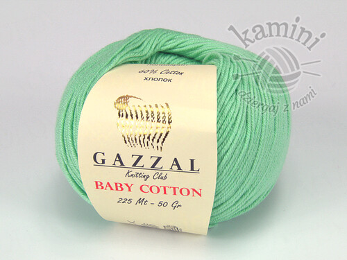 Baby Cotton 3425 zielony / miętowy