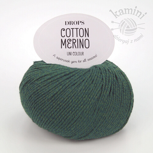 Cotton Merino 22 ciemny zielony