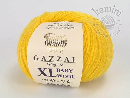 Baby Wool XL 812 żółty