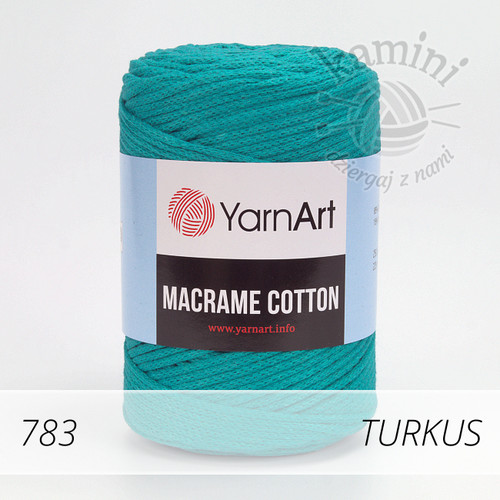 Macrame Cotton 783 turkus