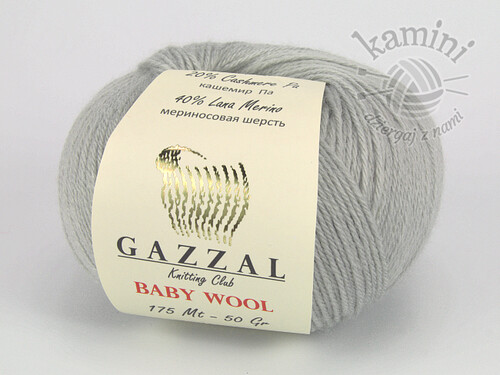 Baby Wool 817 jasny szary