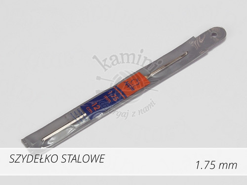 Szydełko stalowe 1,75mm Apple