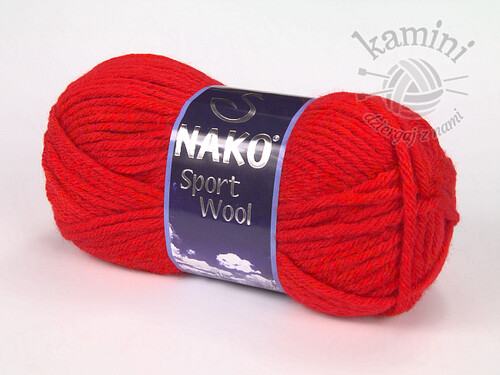 Sport Wool 1140 czerwony