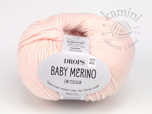 Baby Merino 44 pudrowy