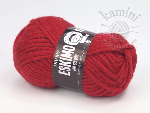 Eskimo / Snow 08 ciemny czerwony