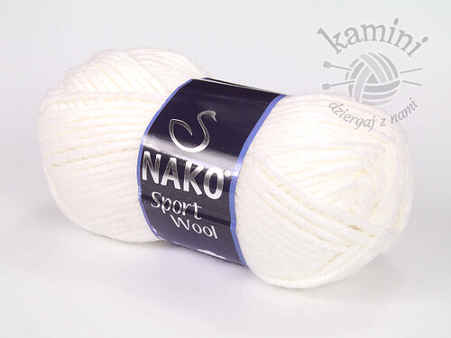Sport Wool 208 biały