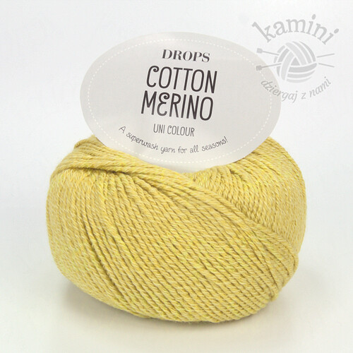 Cotton Merino 34 żółty