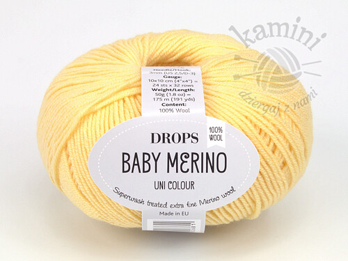 Baby Merino 04 żółty