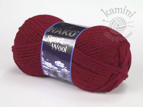 Sport Wool 6592 wiśnia