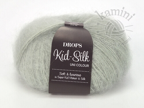 Kid-Silk 45 jasny szaro-zielony