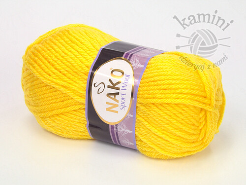 Sport Wool 1253 żółty