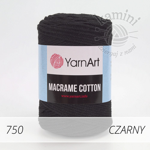 Macrame Cotton 750 czarny