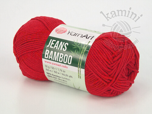 Jeans Bamboo 144 czerwony