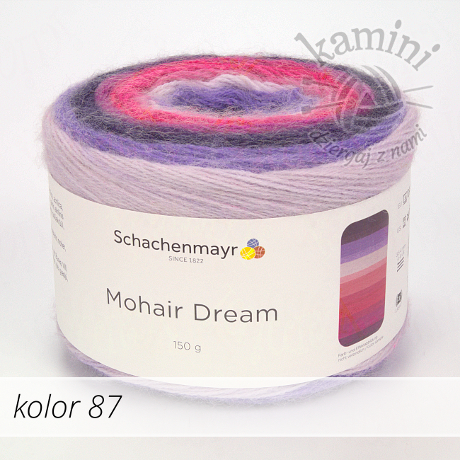 Schachenmayr Mohair Dream Gomitolo 150g - Colore Argento - Filato Sfumato Con Mohair E Lana - 810m Per Ferri 3,5-4mm